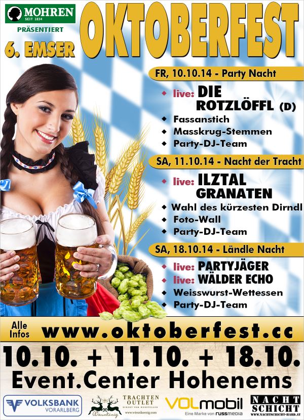 6. Emser Oktoberfest - Ländle-Nacht