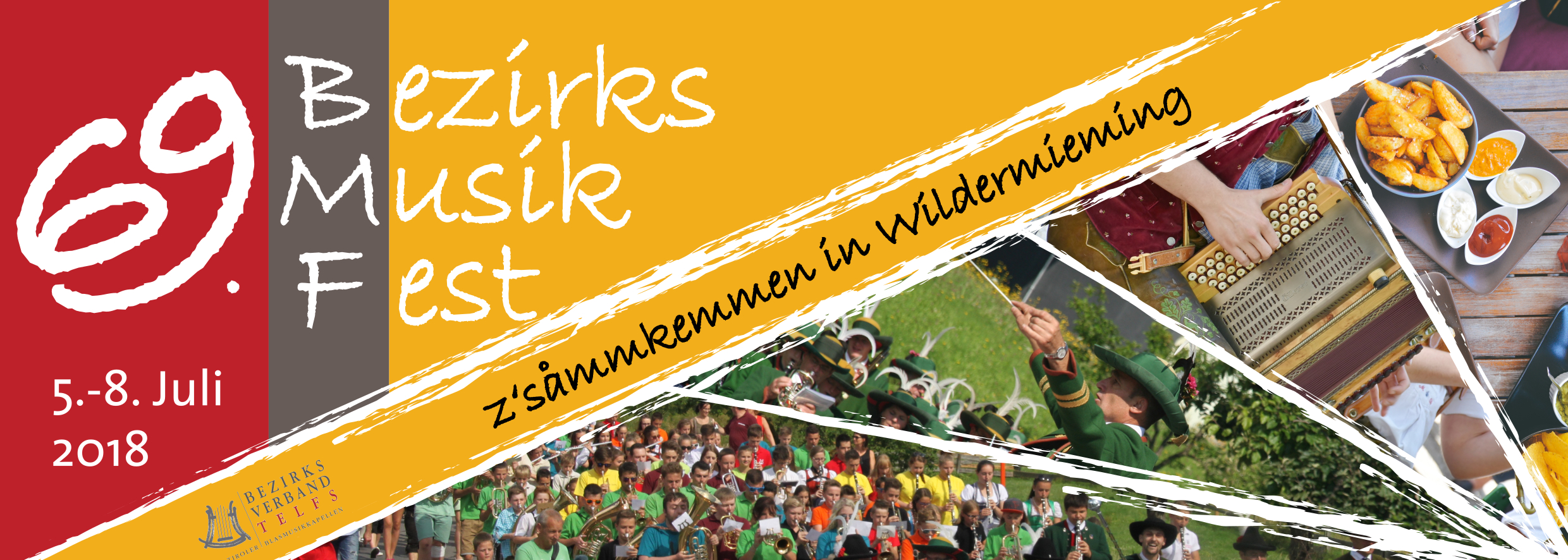 Bezirksmusikfest des Musikbezirks Telfs in Wildermieming