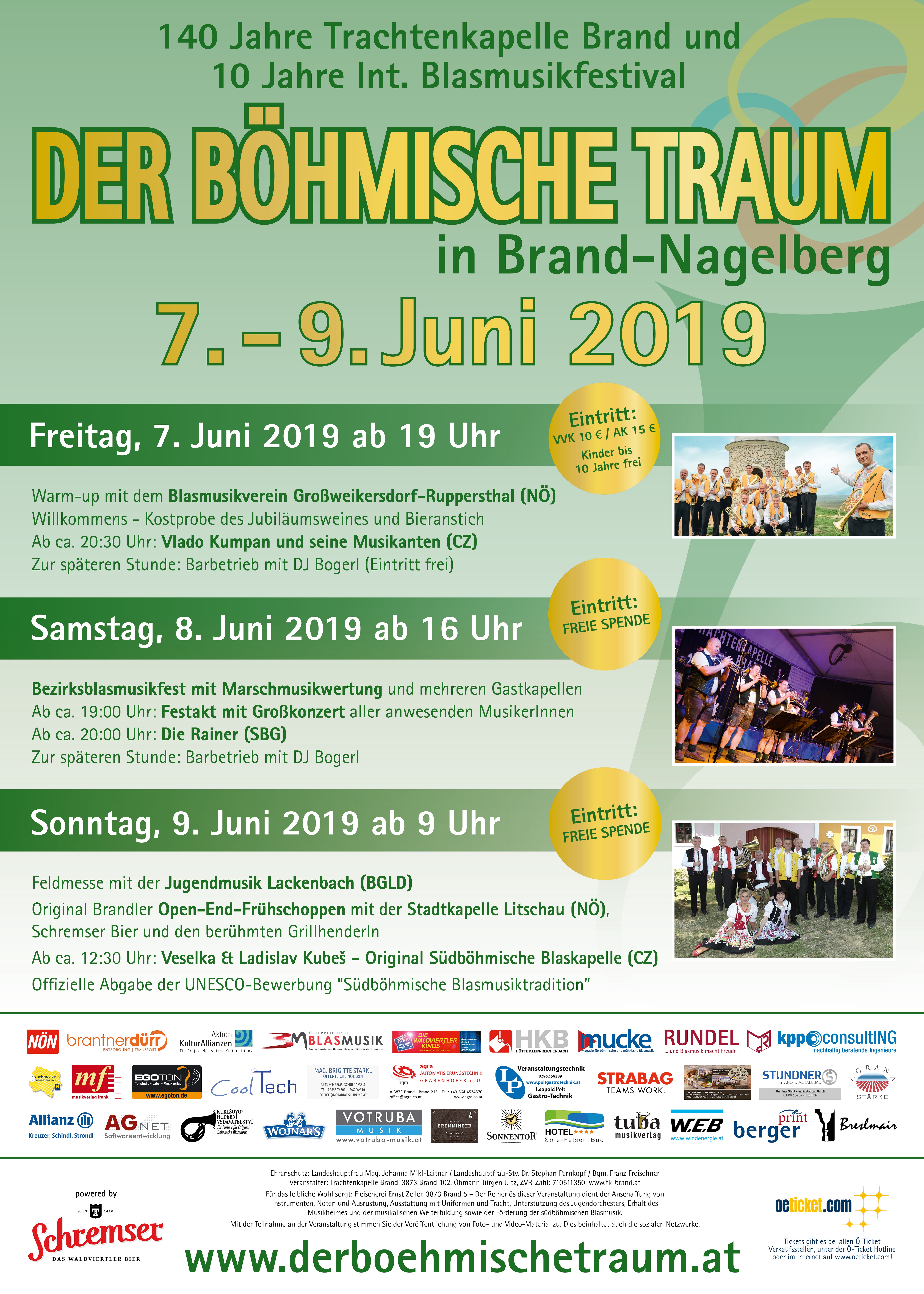 10 Jahre „Der böhmische Traum“ – Int. Blasmusikfestival zum Mitmachen