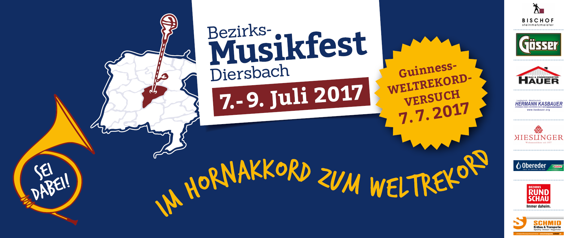 Bezirksmusikfest Diersbach