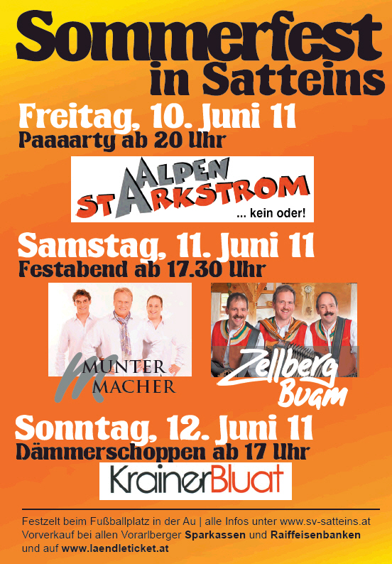 Sommerfest in Satteins