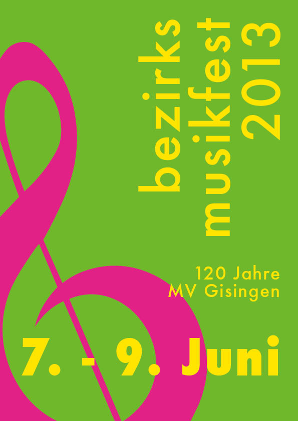 Bezirksmusikfest Gisingen 2013