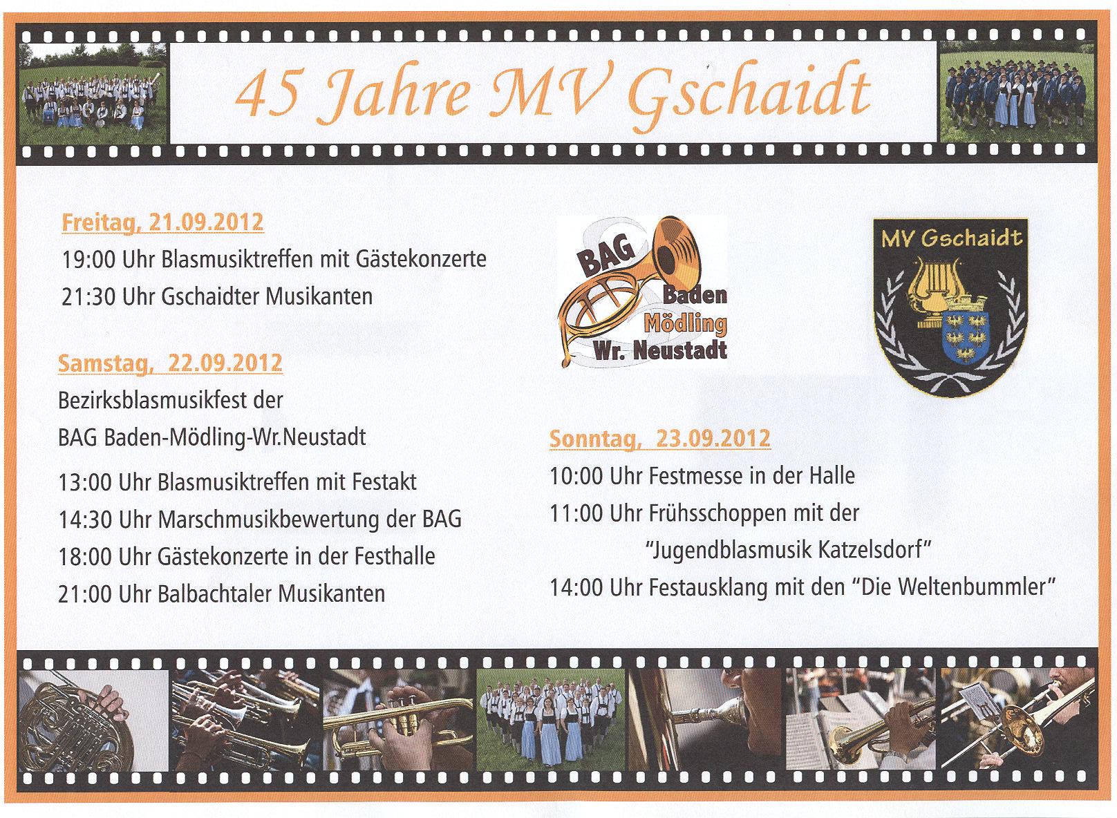 Bezirksblasmusikfest der BAG Baden-Mödling-Wr.Neustadt