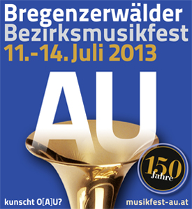 Bezirksmusikfest Au 2013
