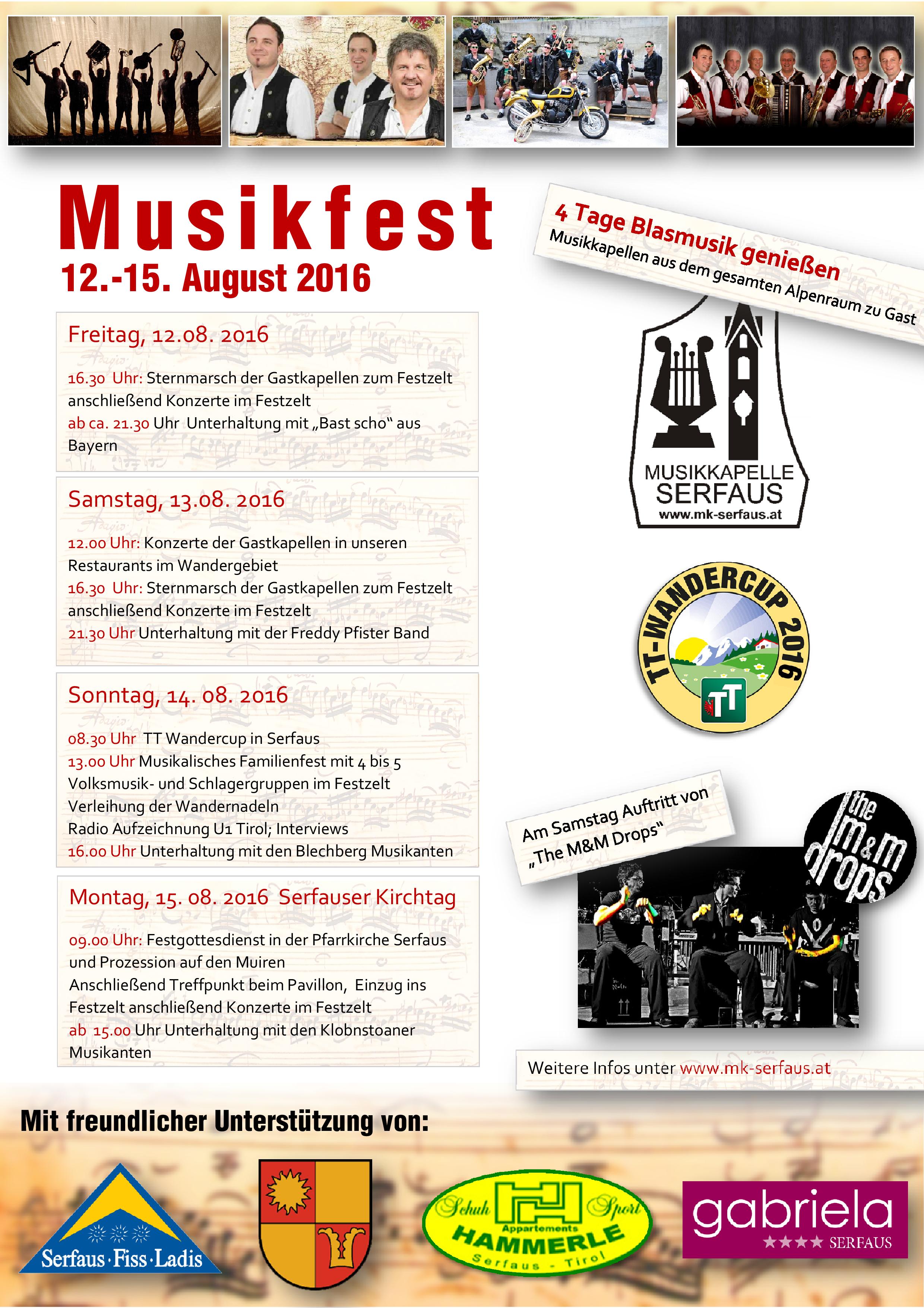 Musikfest Serfaus